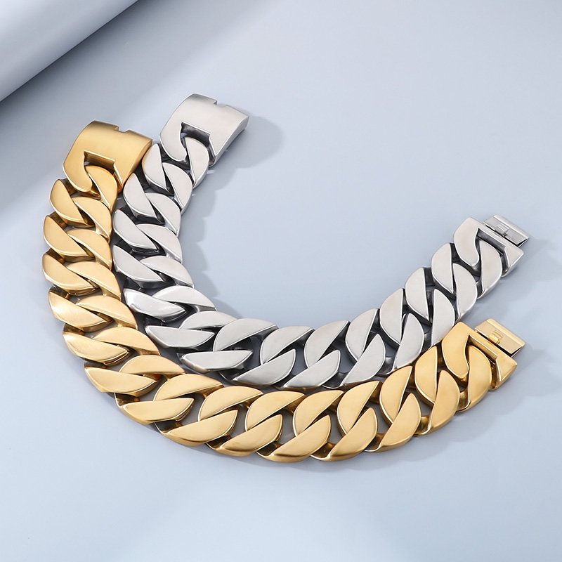 Mens Fashion In 40S - KALEN 43MM Stainless Steel Larger Necklace