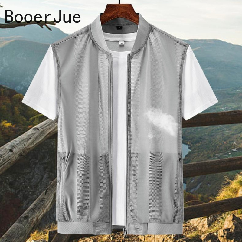 Mens Fashion Vest - Outdoor Hiking Sports Summer Men Mesh