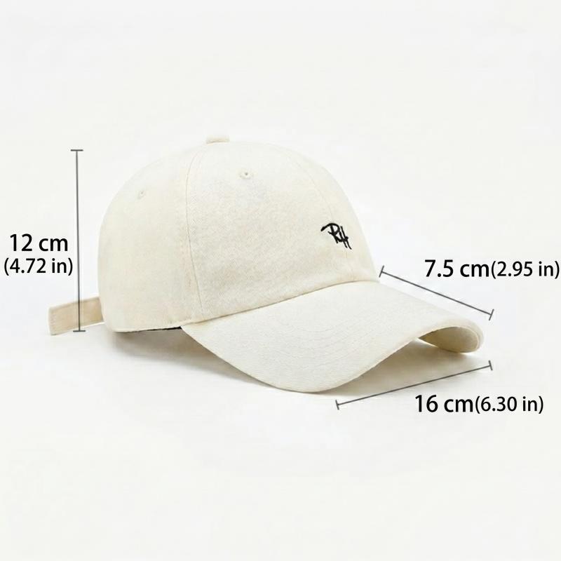 Trucker Hat Cap - Unisex Letter Embroidery Baseball Cap Men