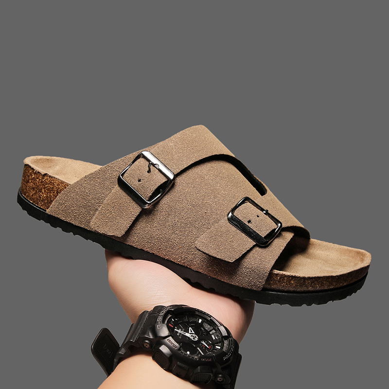 Mens Fashion Mullet - 2026 Cork Slippers Men Summer Couple
