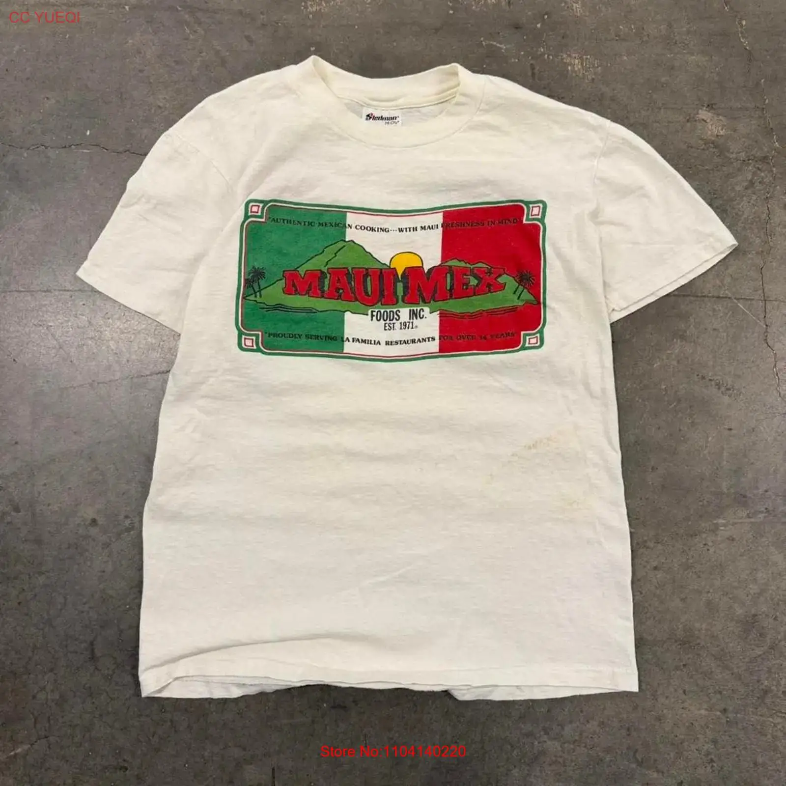 Mens Fashion Mexico - Vintage 80s Maui Mexico Hawaii T