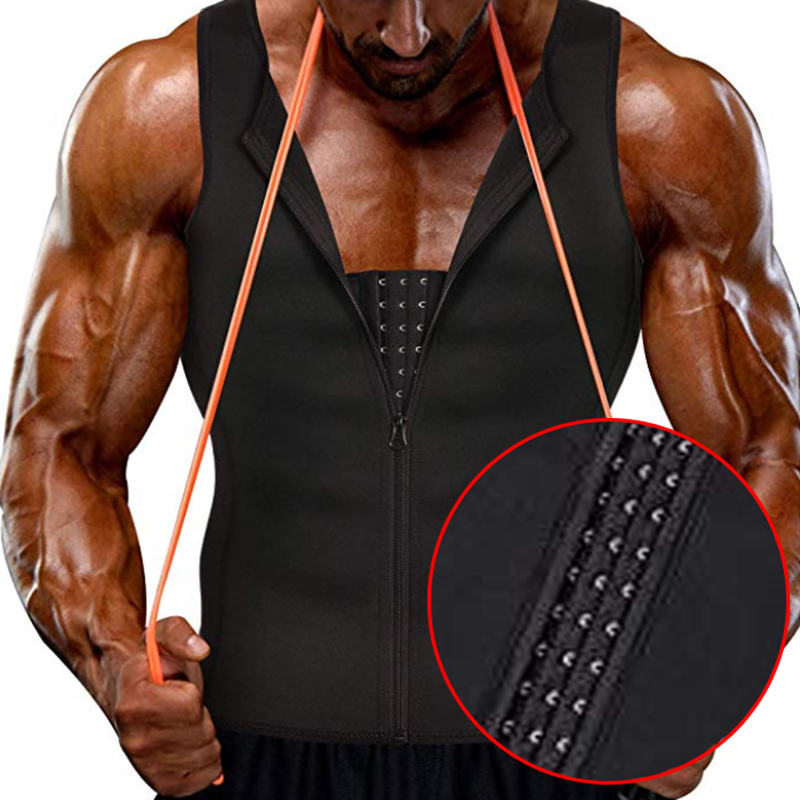 Mens Fashion Vest - Men's Slimming Sauna Suits Compression Vest