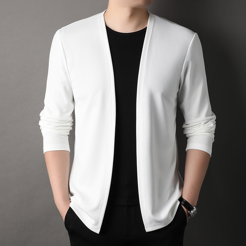 Mens Fashion Mullet - Spring Autumn Knit Cardigan Men Fashion