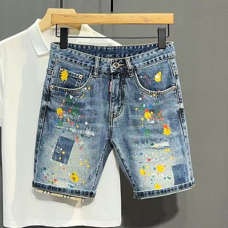Men's Short Jeans Pants Graffi - Xl Men'S Fashion incelemesi ve fiyatı