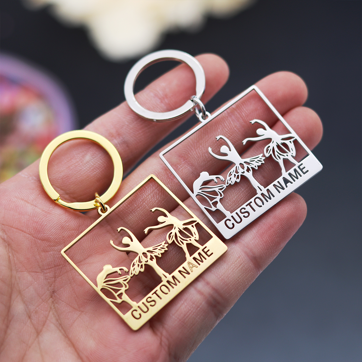 QIAMNI Custom I Love Dance Bal - Men'S Fashion Gold Chain incelemesi ve fiyatı