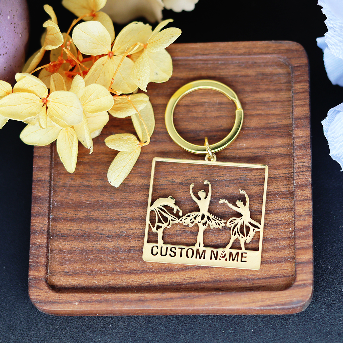 QIAMNI Custom I Love Dance Bal - Men'S Fashion Gold Chain incelemesi ve fiyatı