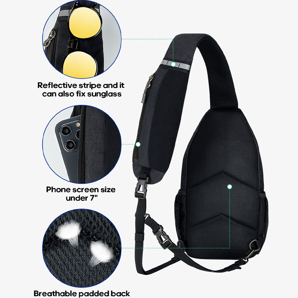 WATERFLY Crossbody Sling Bag C - Fashion Harness Men incelemesi ve fiyatı