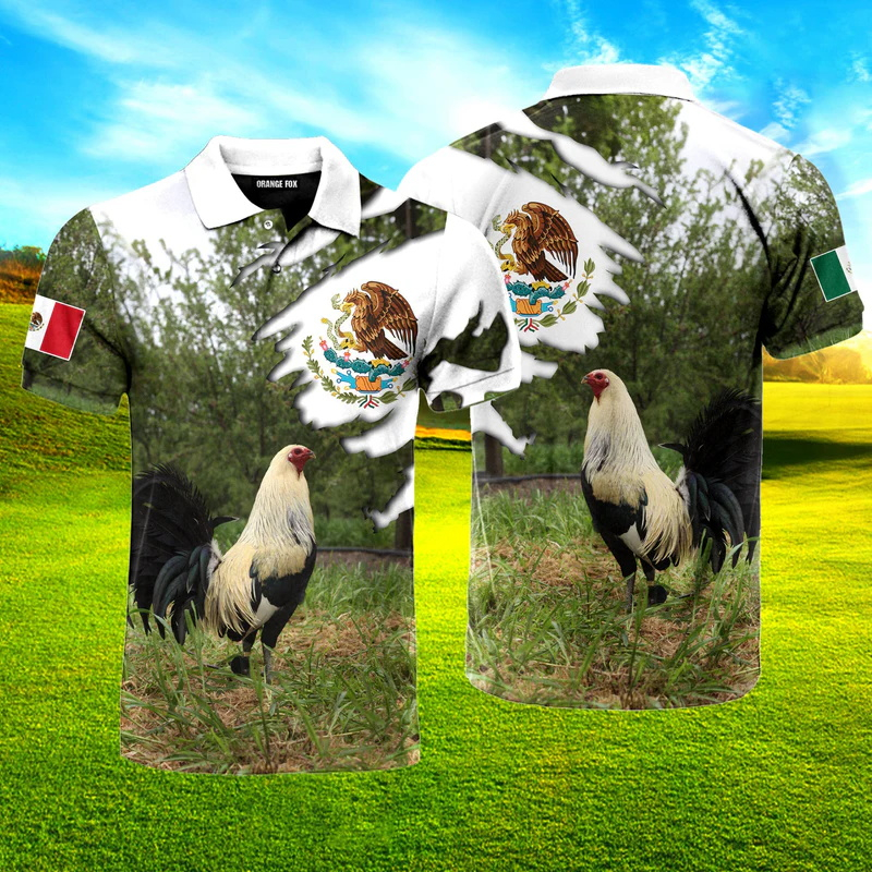3D Print Mexico Flag Polo Shir - Mens Fashion Mexico incelemesi ve fiyatı