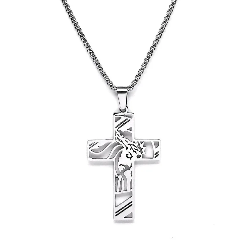 Hip Hop Punk Crown of Thorns J - Men'S Fashion Gold Chain incelemesi ve fiyatı