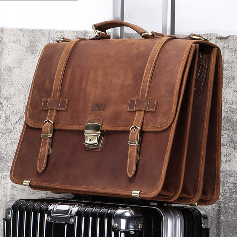 New Fashionable Leather Briefc - Mens Fashion In 40S incelemesi ve fiyatı