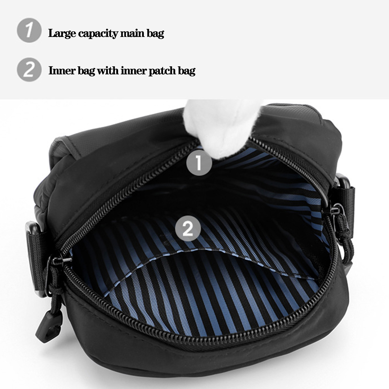Simple Leisure Shoulder Bag Fo - Fashion Harness Men incelemesi ve fiyatı