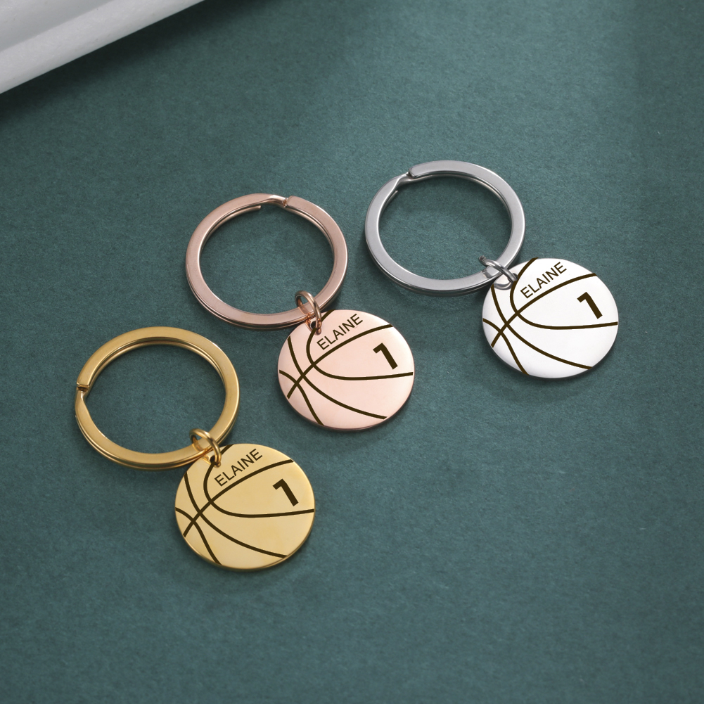Ball Basketball Keychain Perso - Men'S Fashion Gold Chain incelemesi ve fiyatı