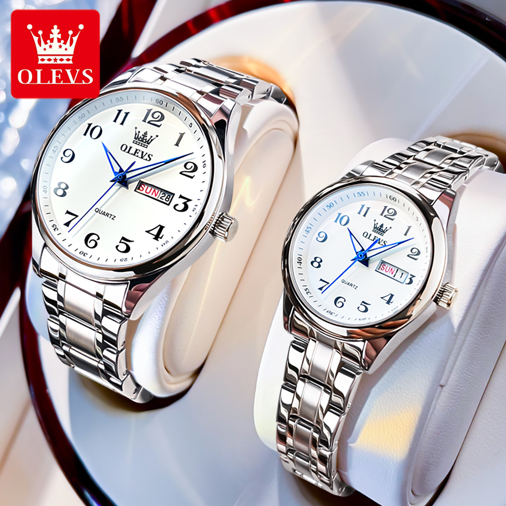 OLEVS Top Brand Couple Quartz  - Mens Fashion In 40S incelemesi ve fiyatı