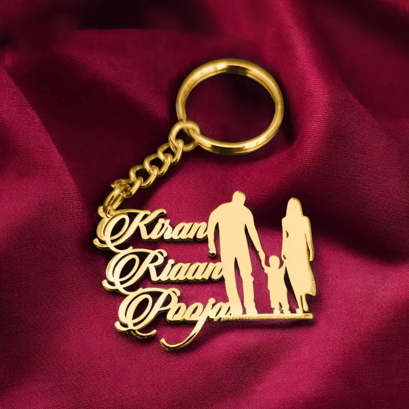 Custom Family Number Name Keyc - Men'S Fashion Gold Chain incelemesi ve fiyatı