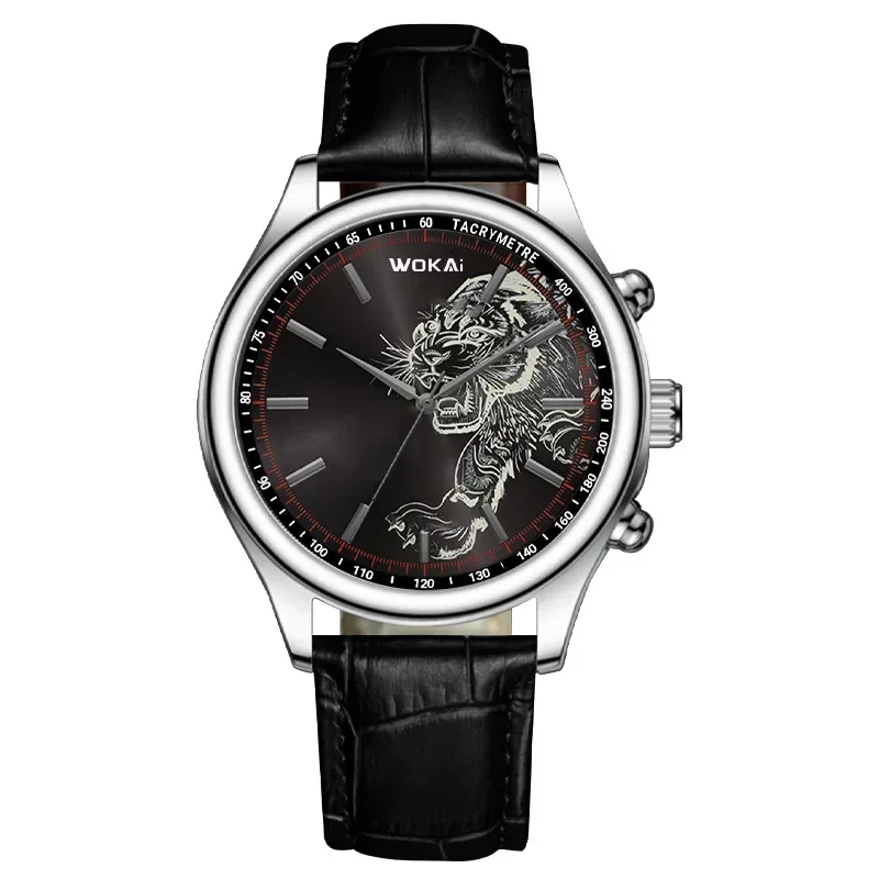 2024 New Fashion Tiger Watch W - Men'S Fashion Quartz Watch Wokai incelemesi ve fiyatı