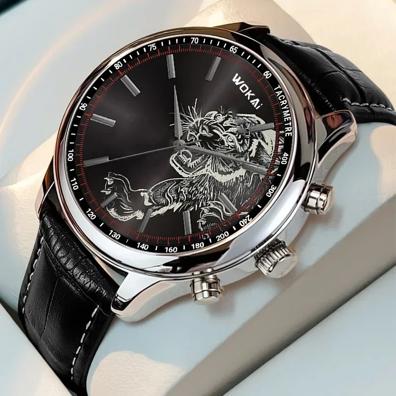 2024 New Fashion Tiger Watch W - Men'S Fashion Quartz Watch Wokai incelemesi ve fiyatı