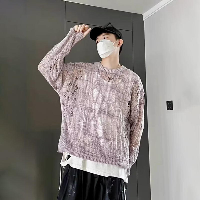 Vintage Ripped Hollow Out Mesh - Mens Fashion Mullet incelemesi ve fiyatı