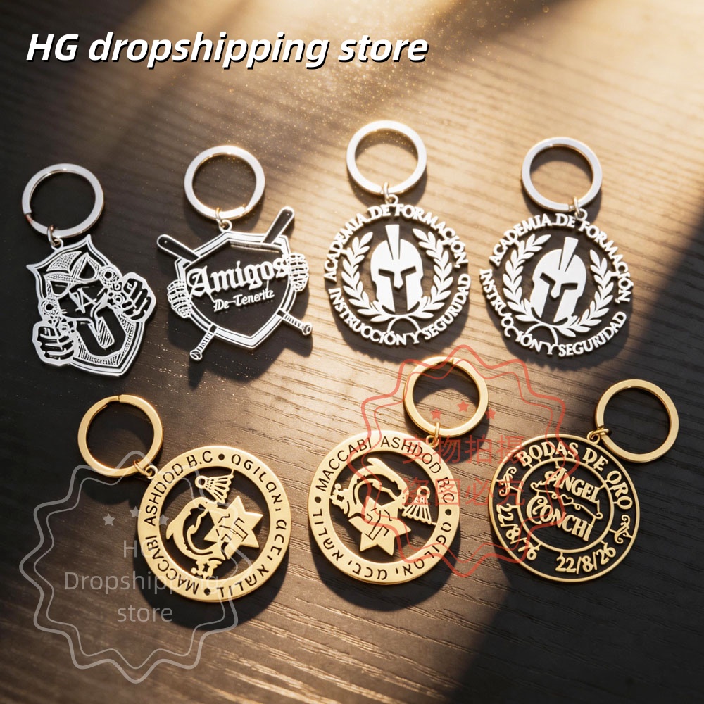 Personalized Logo Keychain Who - Men'S Fashion Gold Chain incelemesi ve fiyatı