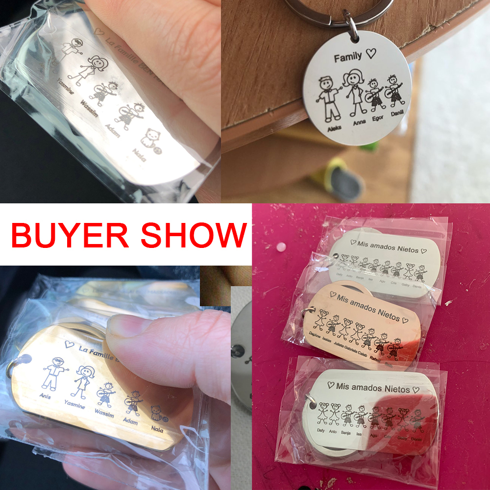 Family Personalized Keychain C - Men'S Fashion Gold Chain incelemesi ve fiyatı