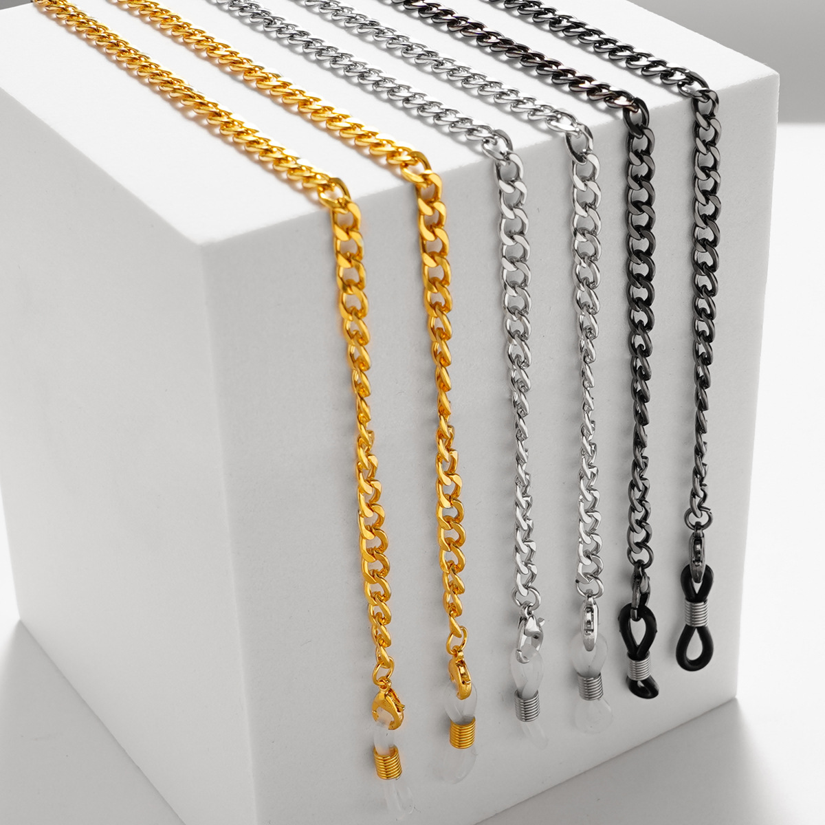 Simple Link Chain for Glasses  - Men'S Fashion Gold Chain incelemesi ve fiyatı