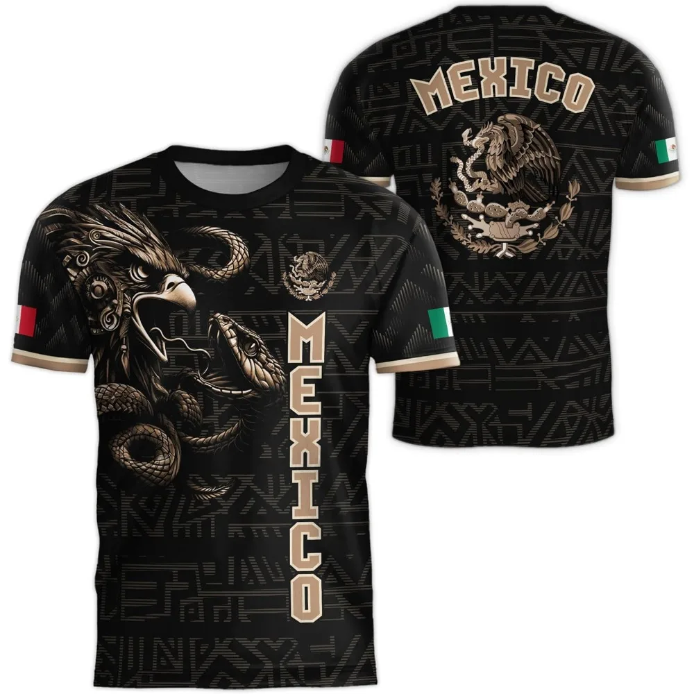 3D Printed Mexico Flag T-Shirt - Mens Fashion Mexico incelemesi ve fiyatı
