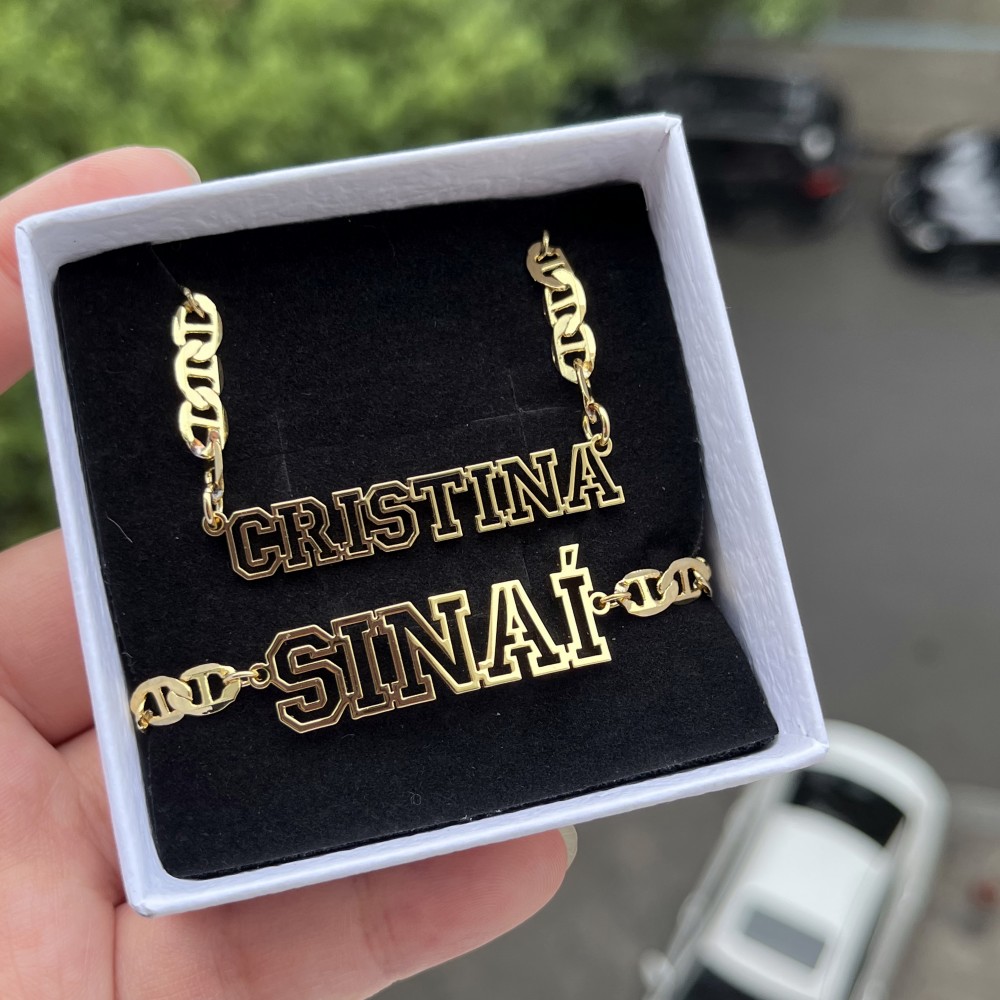 DUOYING Custom Name Hollow Nec - Men'S Fashion Gold Chain incelemesi ve fiyatı