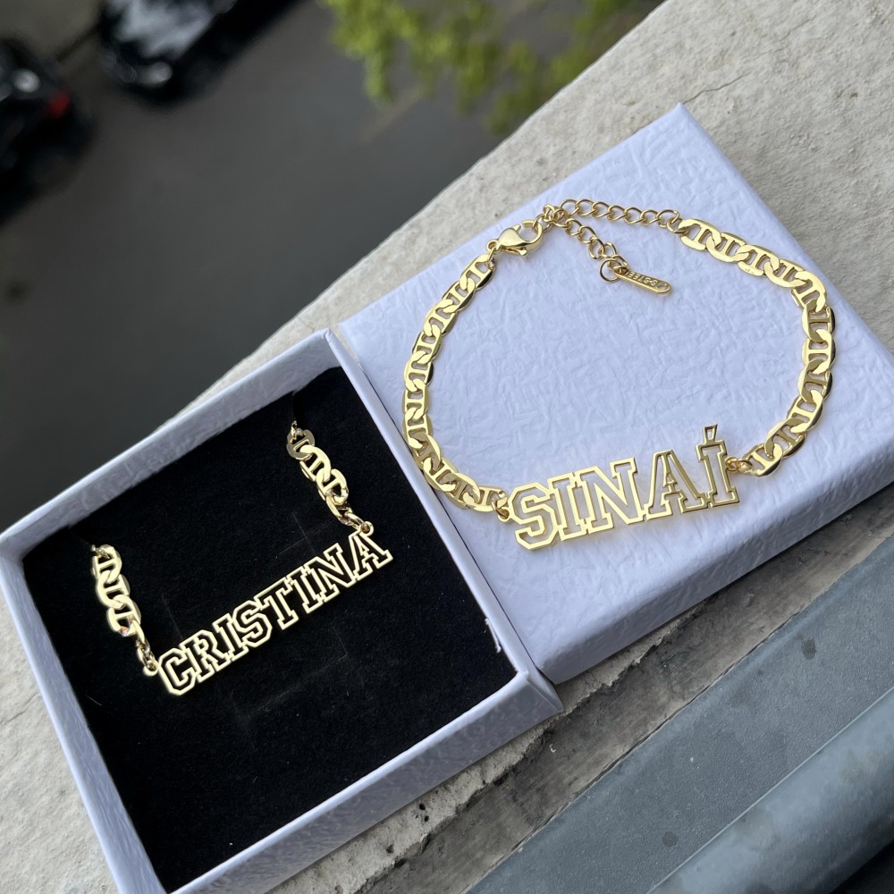 DUOYING Custom Name Hollow Nec - Men'S Fashion Gold Chain incelemesi ve fiyatı