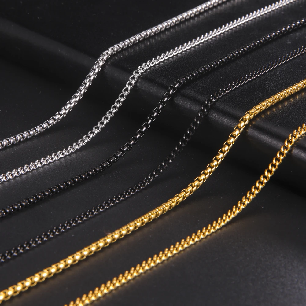 Skyrim Fashion 60cm Long Box C - Men'S Fashion Gold Chain incelemesi ve fiyatı