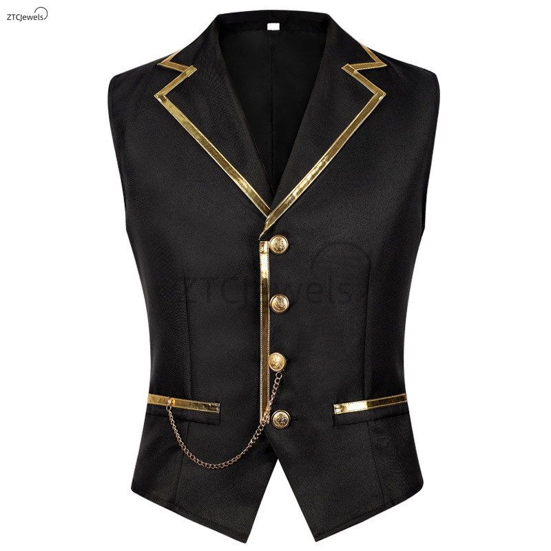 New Men's Medieval Cosplay Ves - Mens Fashion Vest incelemesi ve fiyatı
