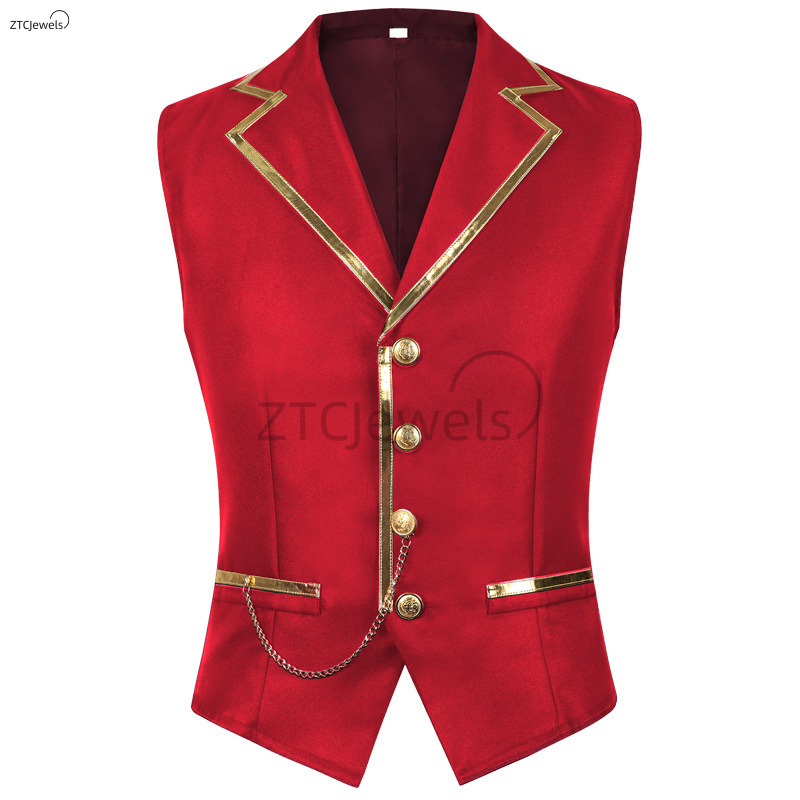 New Men's Medieval Cosplay Ves - Mens Fashion Vest incelemesi ve fiyatı