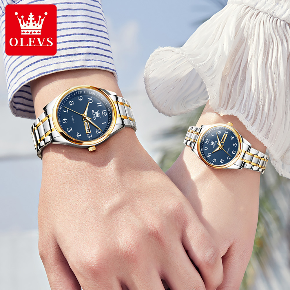 OLEVS 5567 Brand Couple Quartz - Mens Fashion In 40S incelemesi ve fiyatı