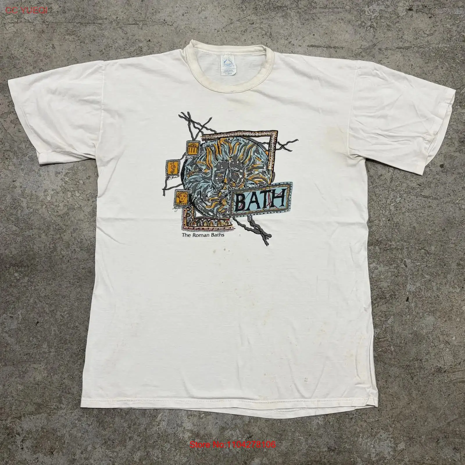 Vintage Roman Baths Bath T Shi - Xl Men'S Fashion incelemesi ve fiyatı