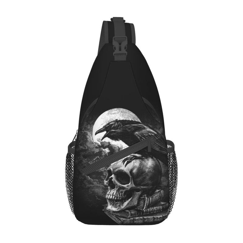 Crow The Skull Sling Crossbody - Fashion Harness Men incelemesi ve fiyatı