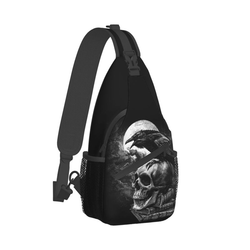 Crow The Skull Sling Crossbody - Fashion Harness Men incelemesi ve fiyatı