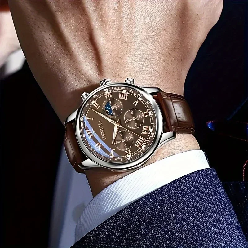 GENEVA/wokai High Quality Men' - Men'S Fashion Quartz Watch Wokai incelemesi ve fiyatı