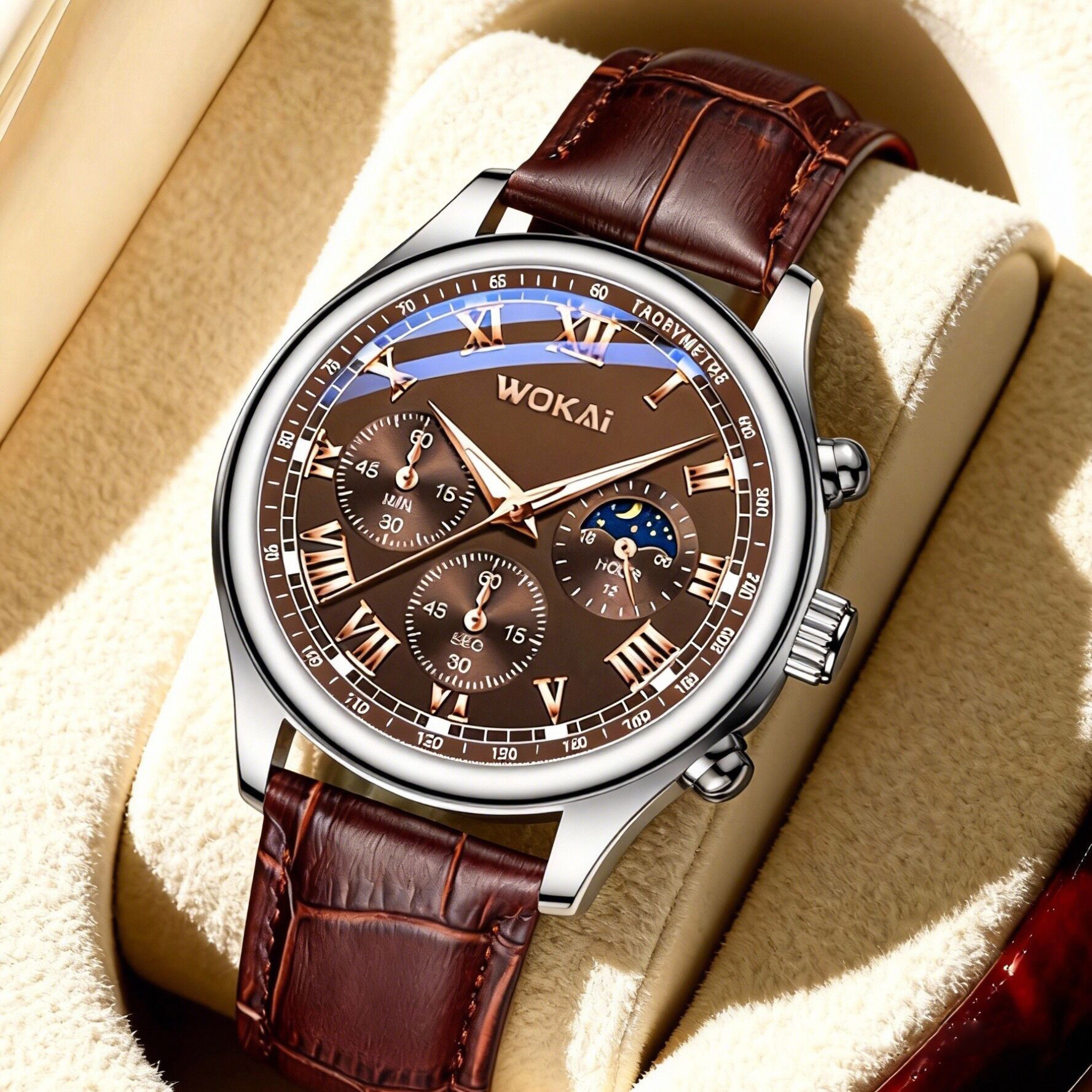 GENEVA/wokai High Quality Men' - Men'S Fashion Quartz Watch Wokai incelemesi ve fiyatı