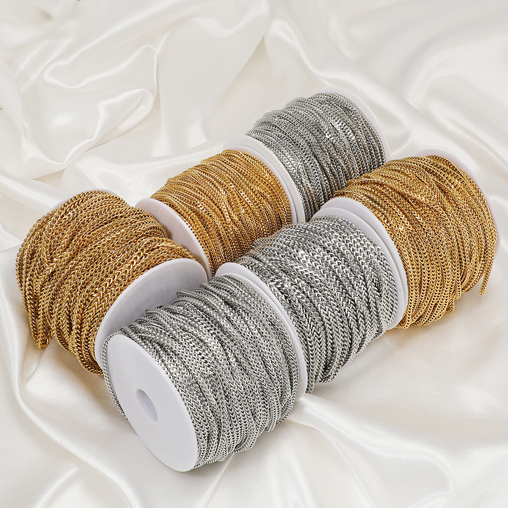1 Meter Stainless Steel Fashio - Men'S Fashion Gold Chain incelemesi ve fiyatı