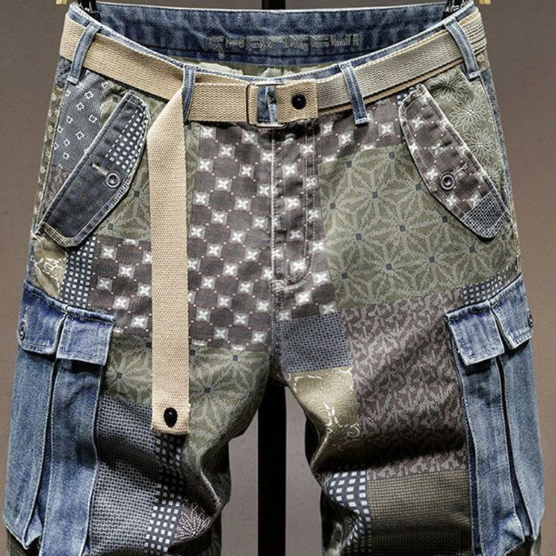 Graphic Man Denim Shorts Multi - Xl Men'S Fashion incelemesi ve fiyatı
