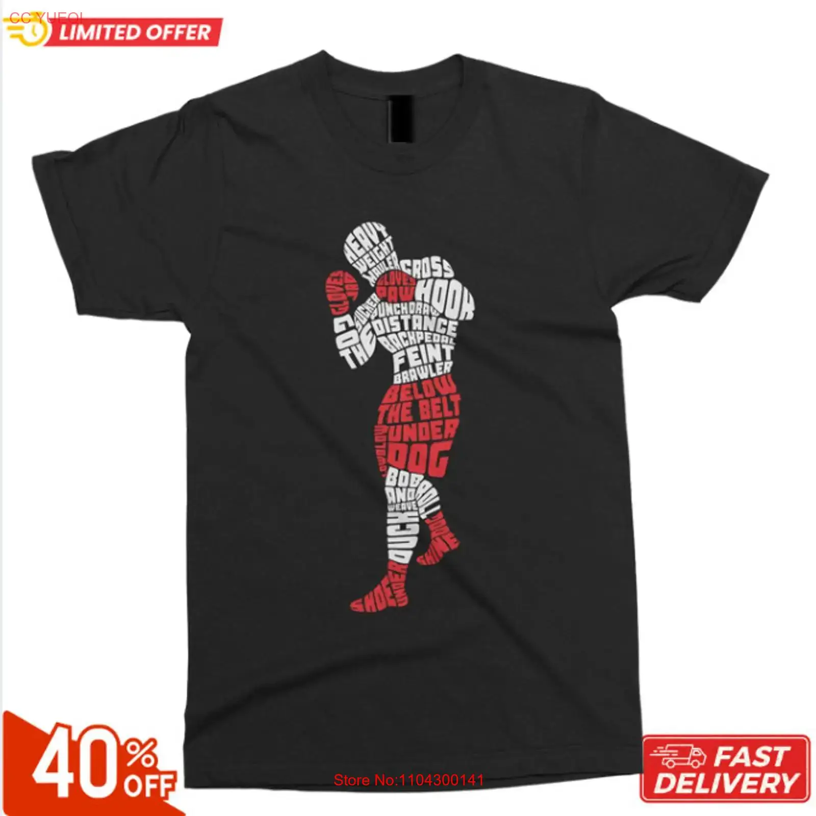 Boxing T Shirt Men s Typograph - Mens Fashion In 40S incelemesi ve fiyatı