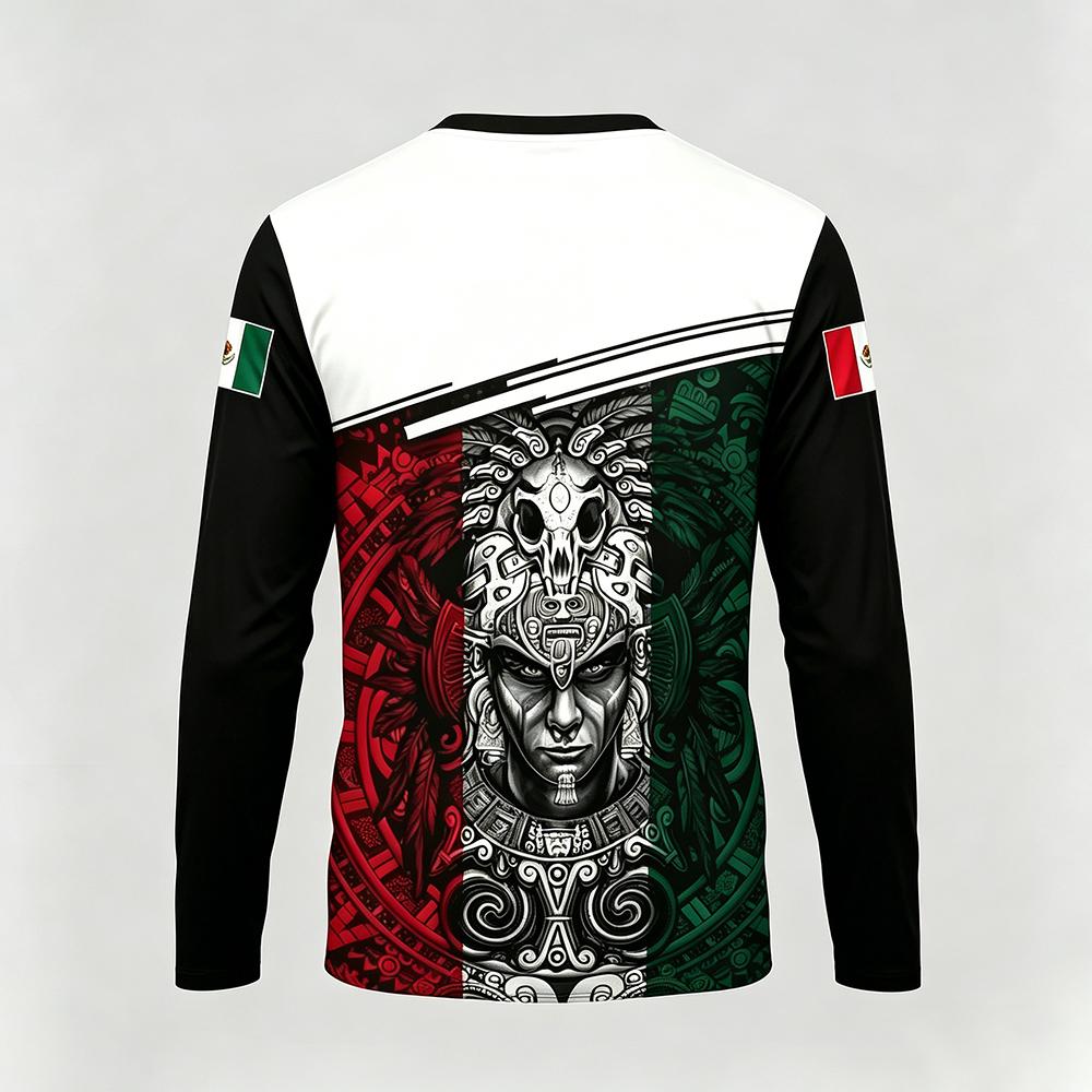 Mexico Themed Printed Long Sle - Mens Fashion Mexico incelemesi ve fiyatı