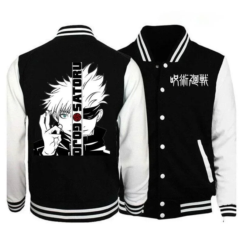 Anime Jujutsu Kaisen Gojo Sato - Jacket Mens Fashion incelemesi ve fiyatı